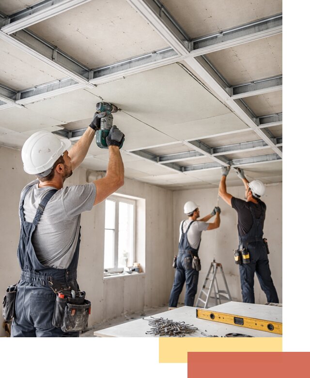 Кессонный потолок из гипсокартона под ключ в Горно-Алтайске