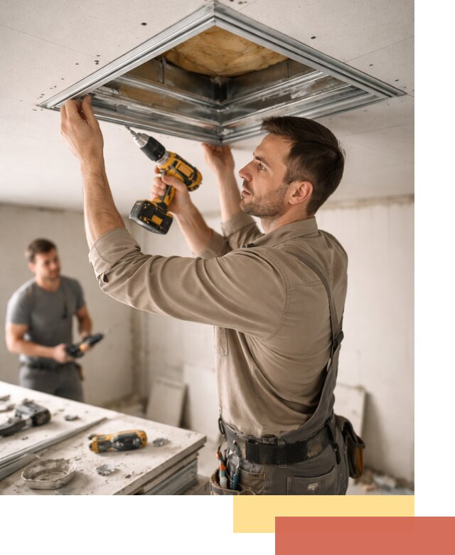 Монтаж люка в потолок из ГКЛ в Горно-Алтайске