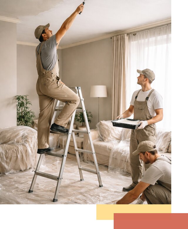 Покраска потолков акриловой краской в Горно-Алтайске качественно и быстро