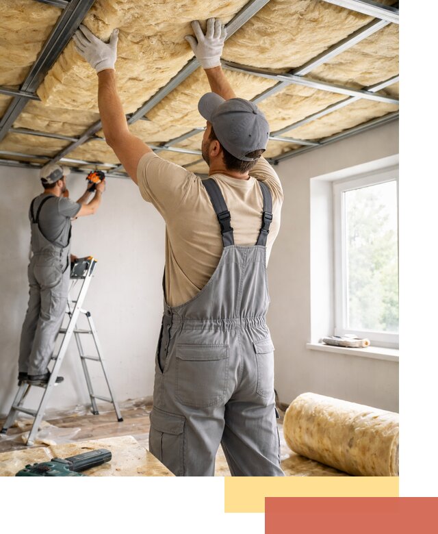 Утепление потолка под ключ в Горно-Алтайске качественно и быстро