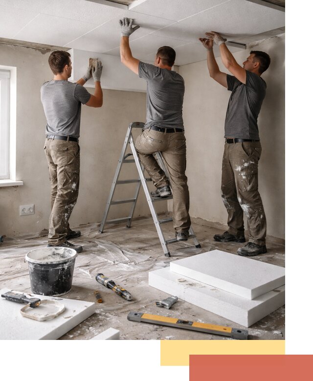 Утепление потолка пенопластом в Горно-Алтайске быстро и качественно